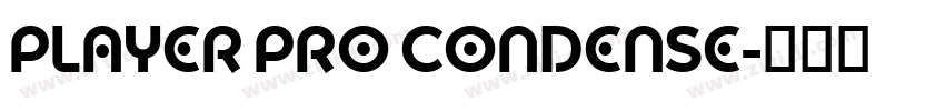 Player Pro Condense字体转换